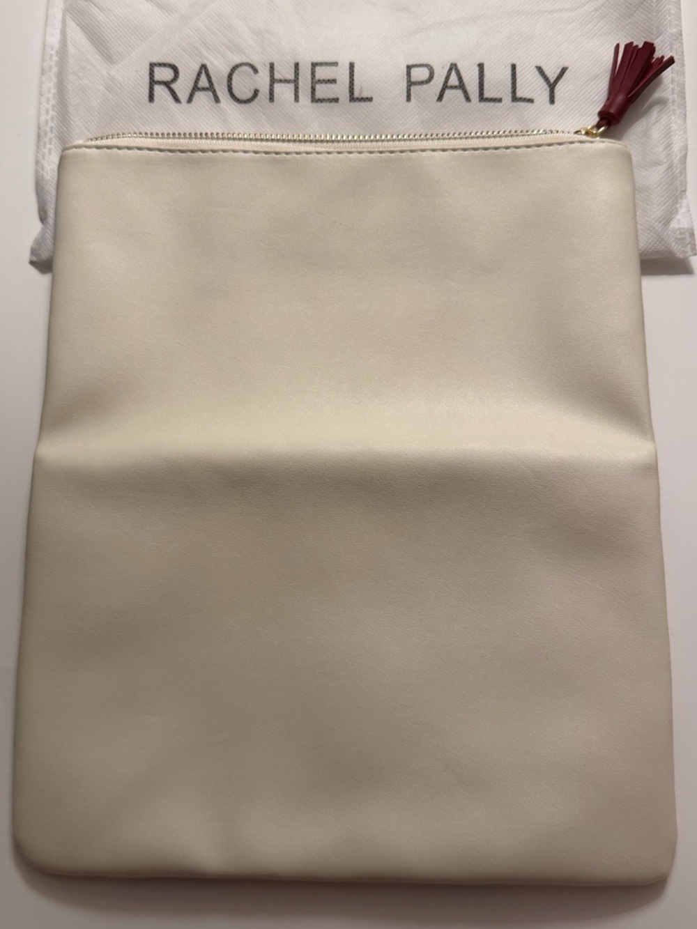 Rachel Pally Reversible Floral Clutch - White Leather - New w/ Dust Bag - Picture 4 of 8
